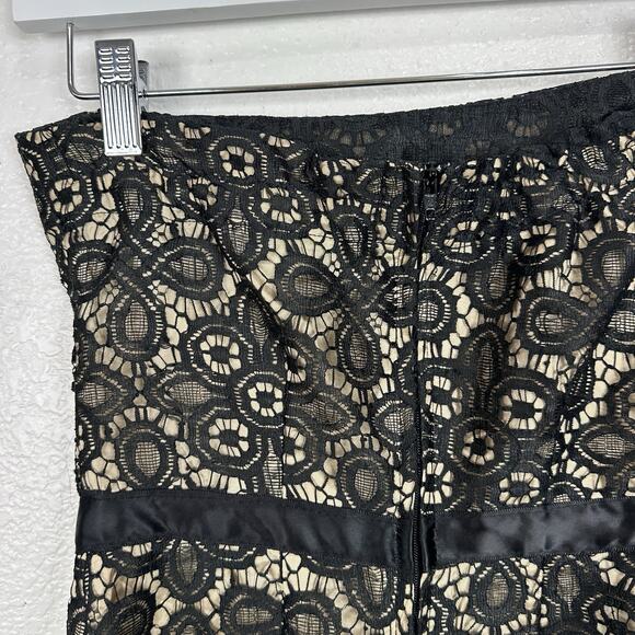 Vintage Y2K Delia's Dress Women Size 5 XS Black Lace Strapless Cocktail Party - Picture 9 of 14